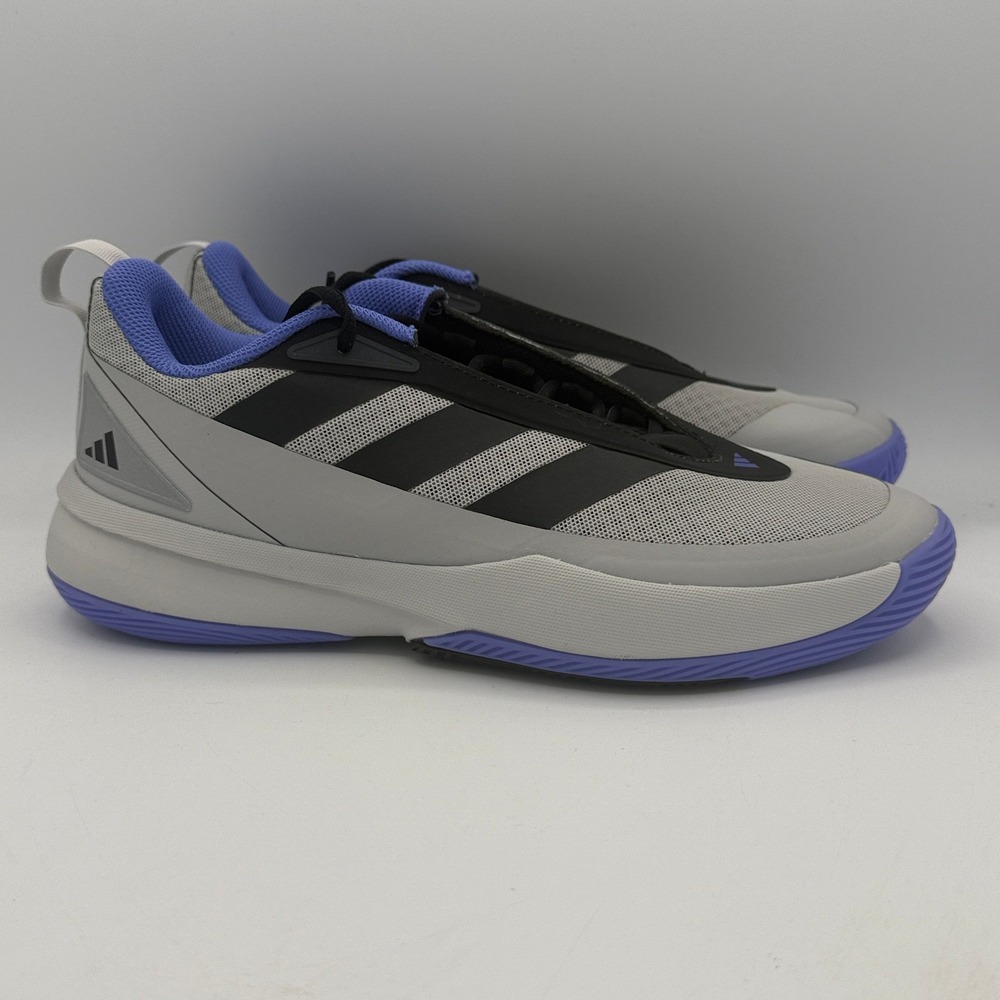 Adidas Subzone Shoes Mens 9 Grey Black Cobalt Blue Basketball IH8559